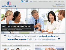 Tablet Screenshot of bateman-group.co.uk